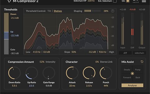 Techivation M-Compressor 2 spectral compression plug-in