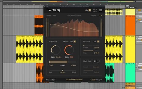 Techivation Tilt EQ free plug-in equaliser with harmonic saturation