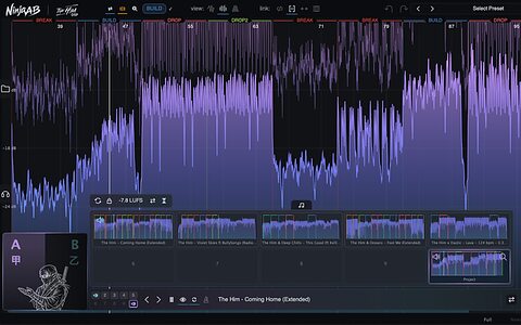The Him DSP Ninja AB mix reference comparison plug-in tool