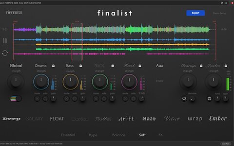 Tim Exile Finalist 2 automatic algorithmic mixing software