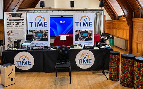 TiME UK USA partnership music technology education