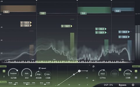 Toneboosters MBC multi-band compression saturation stereo width plug-in