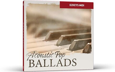 Toontrack EZKeys Acoustic Pop Ballads MIDI piano keyboard pack