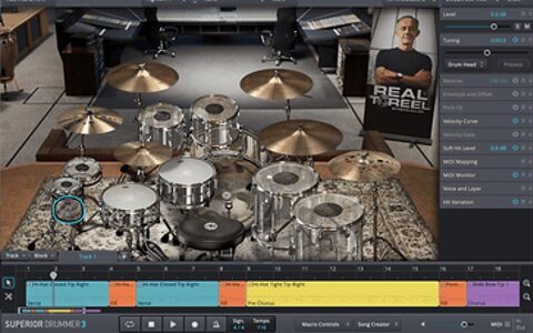 Toontrack Real to Reel SDX Real World Studios Studer A820 analogue tape machine drum sample library expansion pack