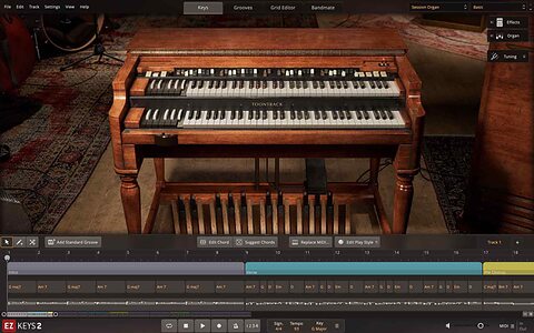 Toontrack Session Organ EKX Hammond B-3 Leslie 122 electric organ rotary cabinet EZKeys 2 expansion sample library virtual instrument