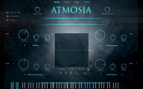 Tracktion Channel Robot Atmosia 3 ambient cinematic soundscape virtual instrument