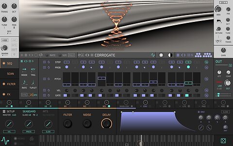 Tracktion Kontrast wavetable software synthesizer