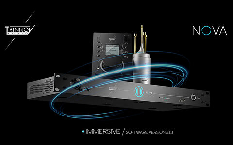Trinnov Nova Immersive room-correction hardware Dolby Atmos support