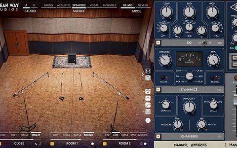 Universal Audio Ocean Way Studios Deluxe room reverb chamber vintage analogue gear emulation plug-in
