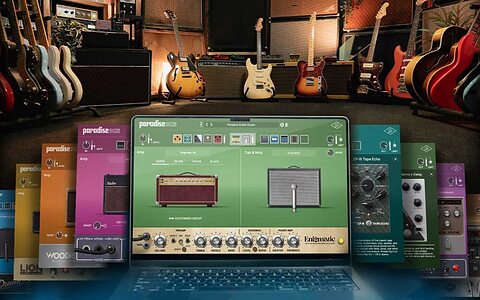 Universal Audio Paradise Guitar Studio UAD guitar amp cabinet effects modelling plug-in