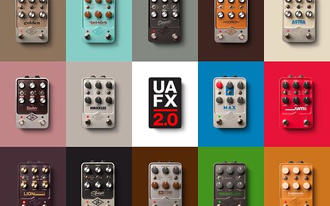 Universal Audio UAFX 2.0 guitar effects pedal MIDI update