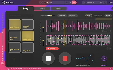 Vochlea DubBox turn voice beatboxing into audio MIDI drum loop