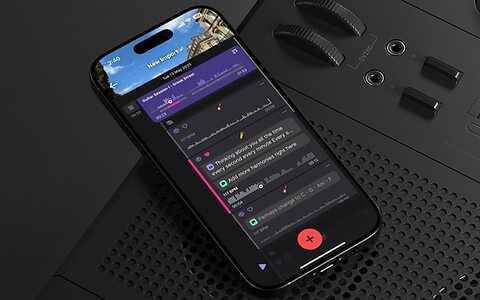 Vochlea Dubnote Voice Memo recording app for musicians