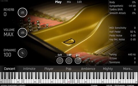 VSL Concert D-274 Essentials Steinway piano sample library