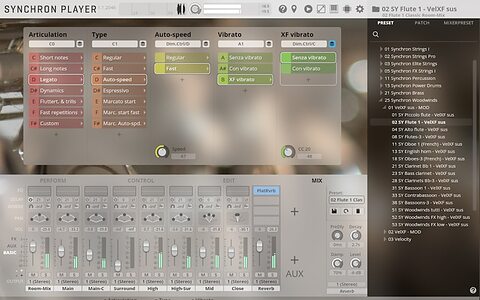 VSL Synchron Woodwinds Lyrical Virtuosic Legato orchestral sample library update