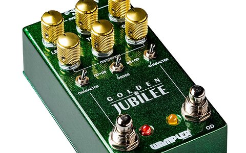 Wampler Golden Jubilee guitar overdrive distortion pedal