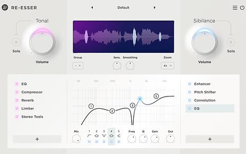 Wavesfactory Re-Esser de-esser vocal processing plug-in