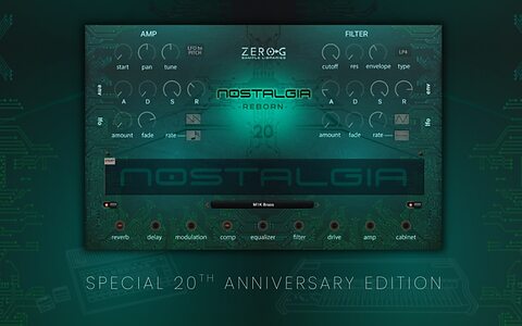 Zero G Nostalgia Reborn Kontakt synth sample library virtual instrument